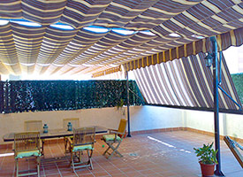 Instalaci&oacute;n de P&eacute;rgola Pared - Porter&iacute;a en Fuenlabrada.