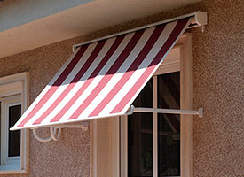 Instalaci&oacute;n de Toldo Punto Recto con Cofre en vivienda en Fuenlabrada.