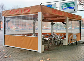 Instalaci&oacute;n de Toldo Cerramiento de Terraza en Madrid.